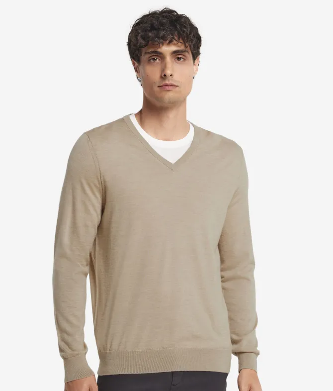Maglia con scollo V in Cashmere Ultrafine