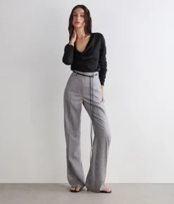 Maglia drappeggio in Cashmere Silkfine
