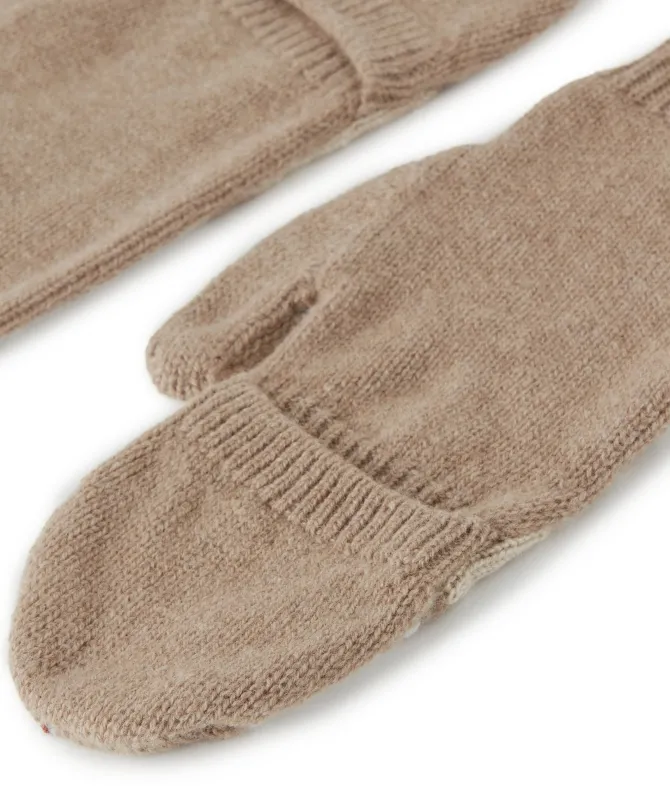 Muffole a rombi in cashmere Ultrasoft
