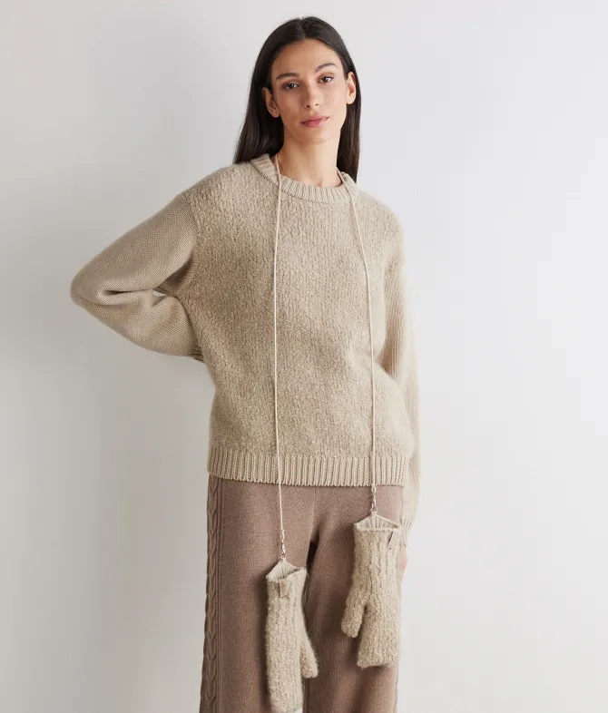 Muffole in Cashmere Ultrasoft e bouclè