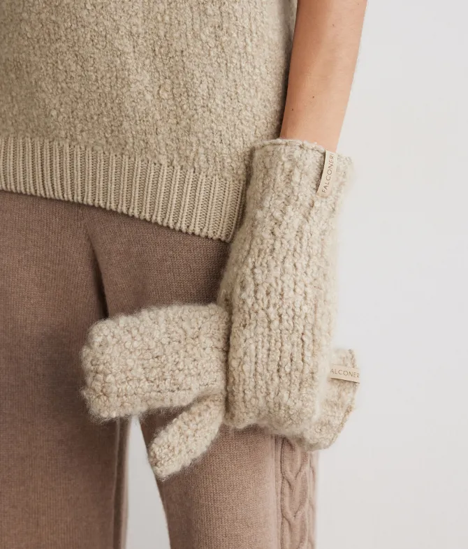 Muffole in Cashmere Ultrasoft e bouclè