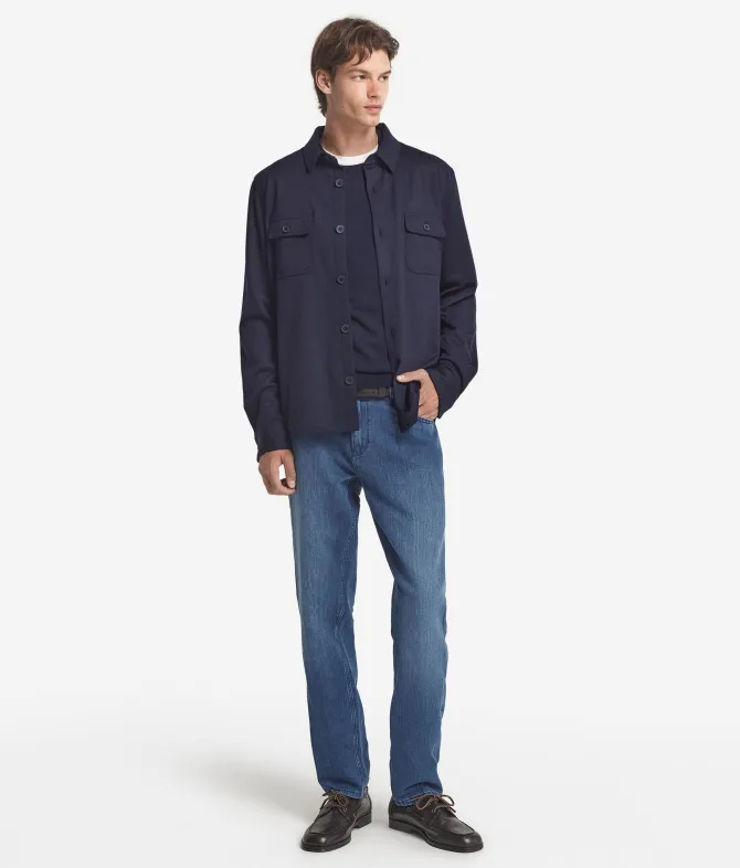 Overshirt in lana