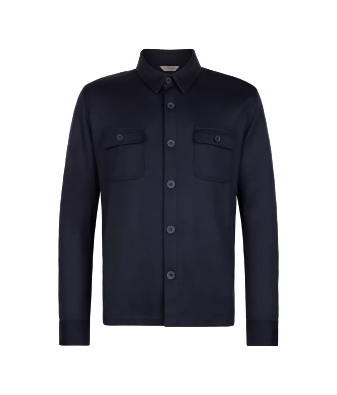 Overshirt in lana
