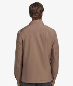 Overshirt tecnico con zip