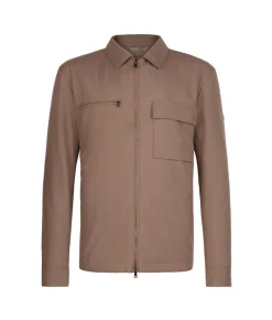 Overshirt tecnico con zip