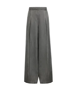 Pantalone ampio delavè