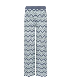 Pantalone chevron lamé