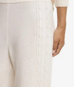 Pantalone con dettaglio trecce in Cashmere Ultrasoft