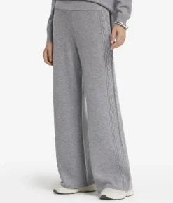 Pantalone con dettaglio trecce in Cashmere Ultrasoft