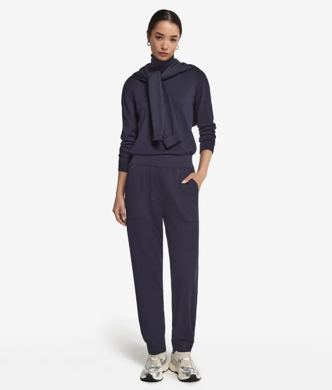 Pantalone con polsino in Cashmere Ultrafine
