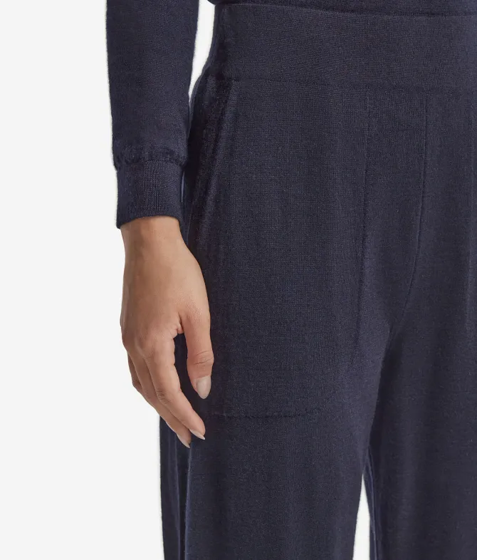 Pantalone con polsino in Cashmere Ultrafine