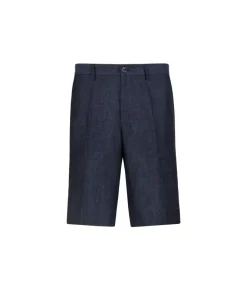 Pantalone corto in lino