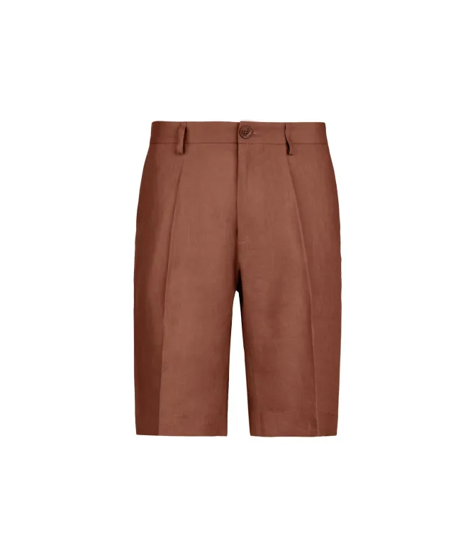 Pantalone corto in lino