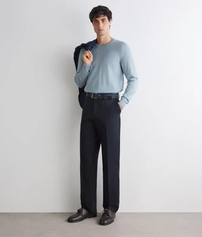 Pantalone dritto in cotone
