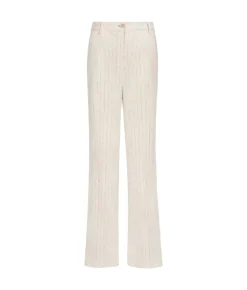 Pantalone gessato paillettes