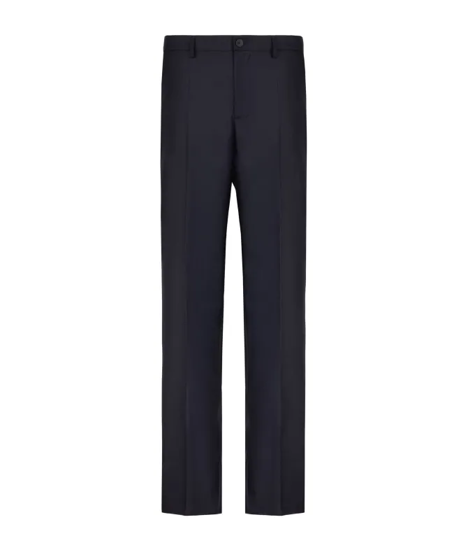 Pantalone in cashmere seta