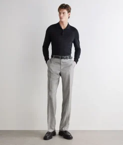 Pantalone in cashmere seta