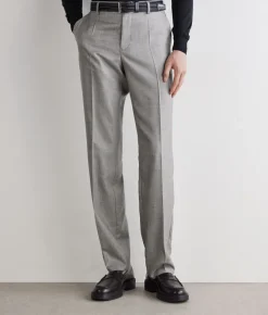 Pantalone in cashmere seta