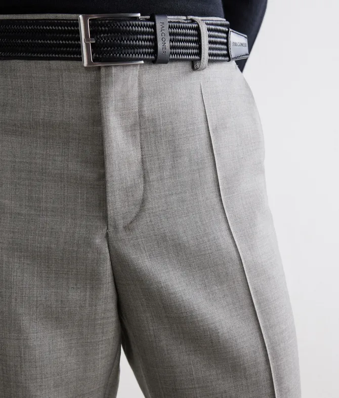 Pantalone in cashmere seta