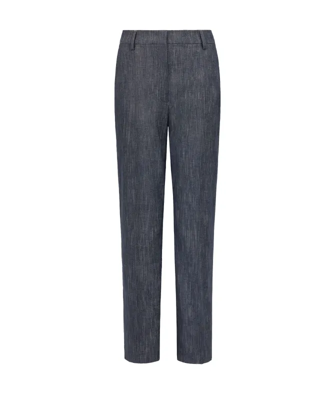 Pantalone in cotone effetto denim