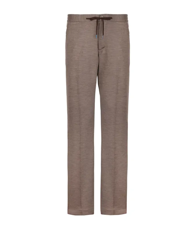 Pantalone in jersey di lana