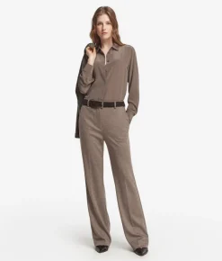 Pantalone in jersey di lana