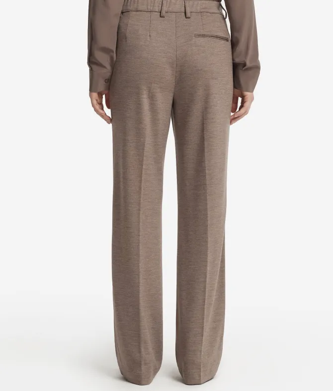Pantalone in jersey di lana