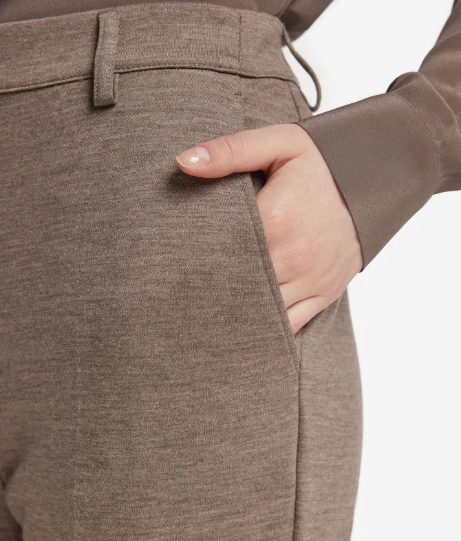 Pantalone in jersey di lana