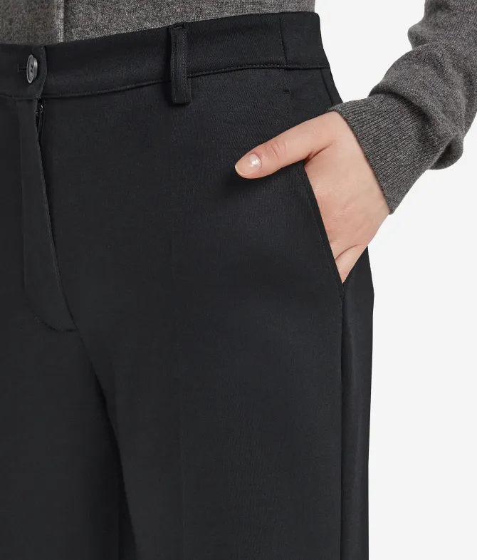 Pantalone in jersey di lana