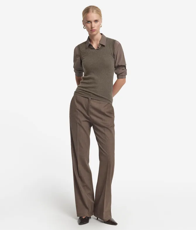 Pantalone in lana