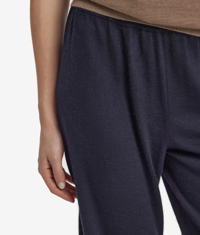 Pantalone palazzo in Cashmere Ultrafine