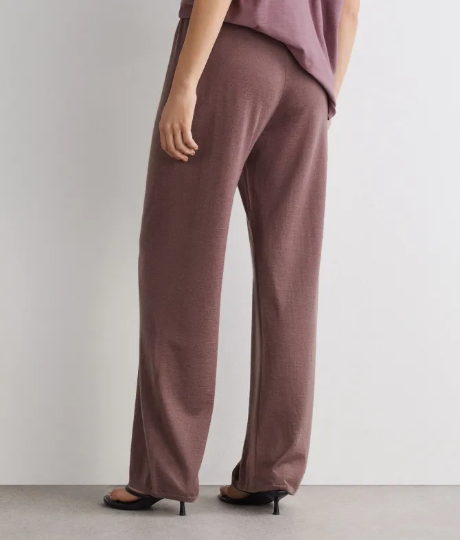 Pantalone palazzo in Cashmere Ultrafine