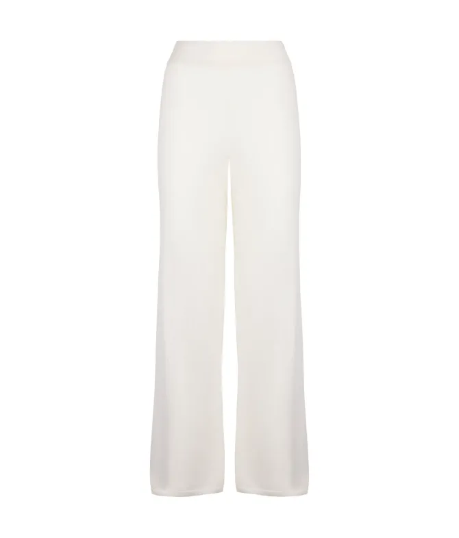 Pantalone palazzo in Cashmere Ultrasoft