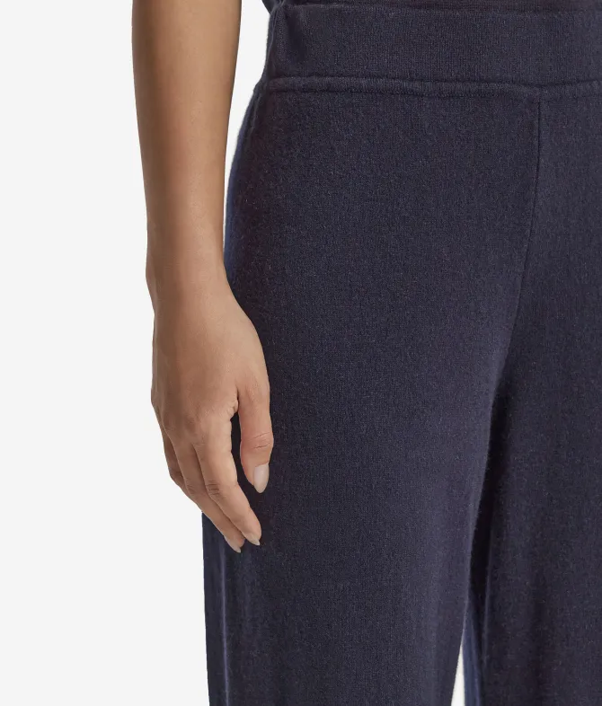 Pantalone palazzo in Cashmere Ultrasoft