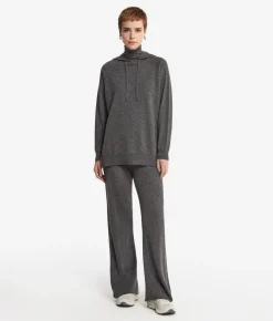 Pantalone palazzo in Cashmere Ultrasoft