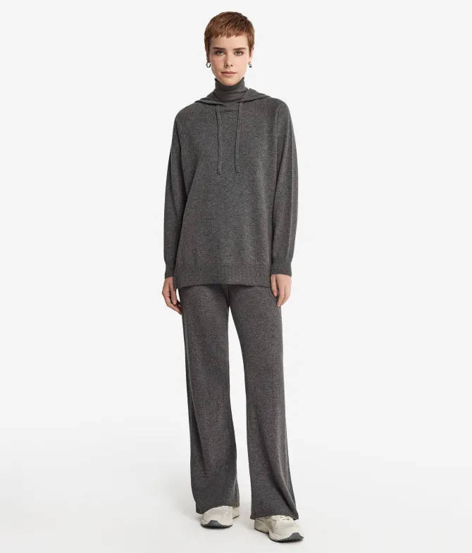 Pantalone palazzo in Cashmere Ultrasoft