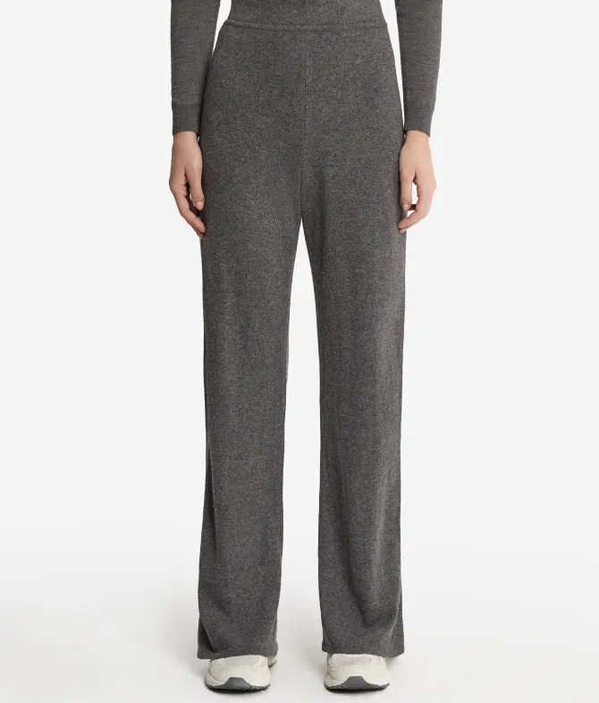 Pantalone palazzo in Cashmere Ultrasoft