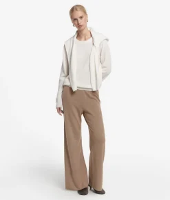 Pantalone palazzo in Cashmere Ultrasoft