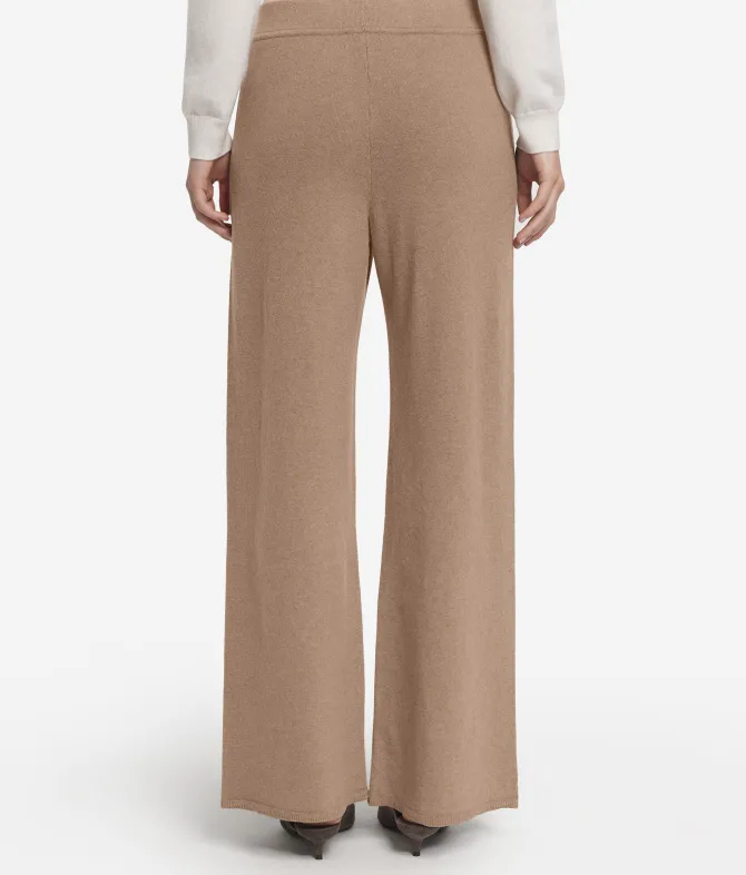 Pantalone palazzo in Cashmere Ultrasoft