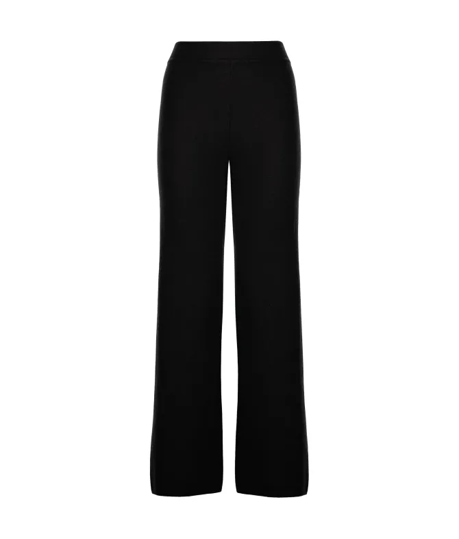 Pantalone palazzo in Cashmere Ultrasoft