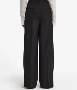 Pantalone palazzo in lana