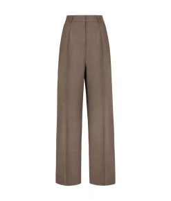 Pantalone palazzo in lana