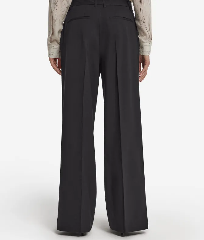 Pantalone palazzo in lana