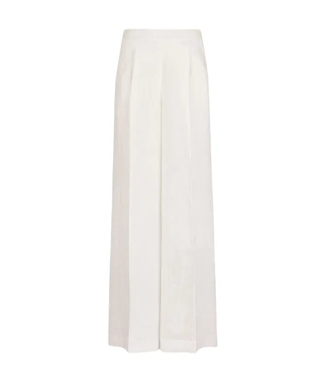 Pantalone palazzo in lino