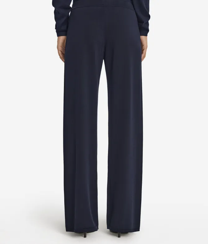 Pantalone palazzo in seta cotone