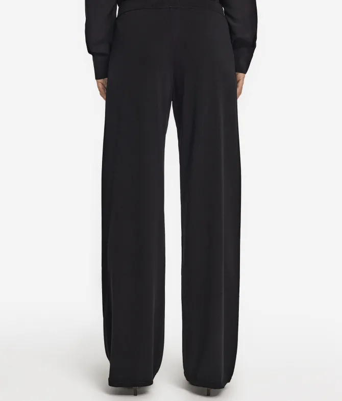 Pantalone palazzo in seta cotone