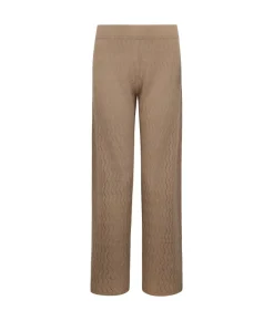 Pantalone punto onda in lino cotone