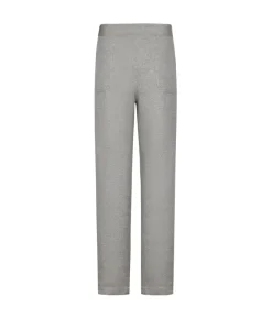 Pantalone reversibile in lino e cotone