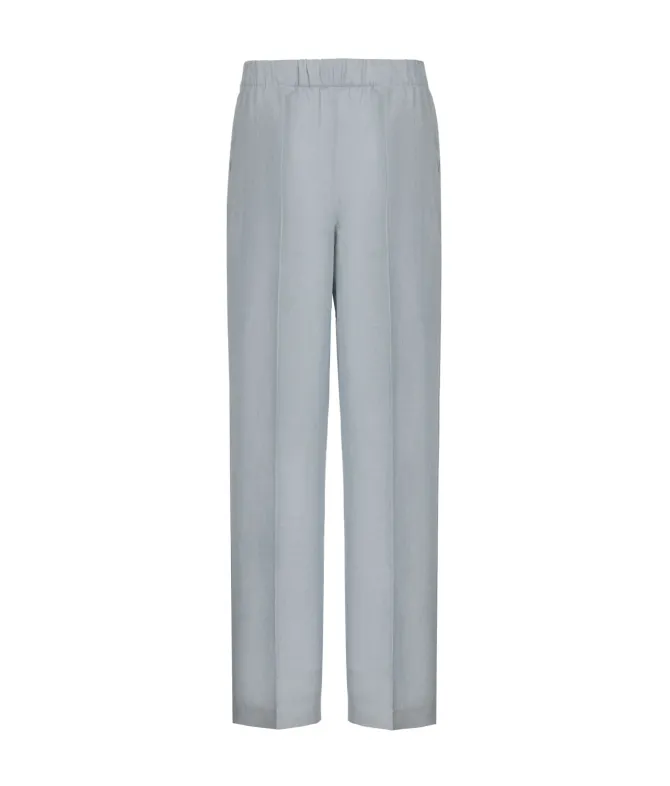 Pantalone sigaretta in lino