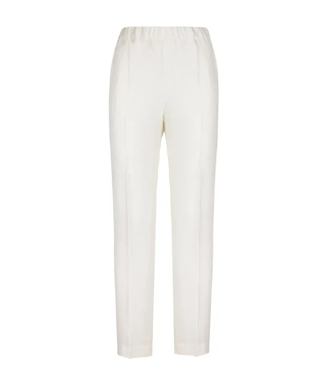 Pantalone sigaretta in lino